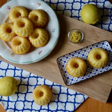 Citronové bábovičky s polevou